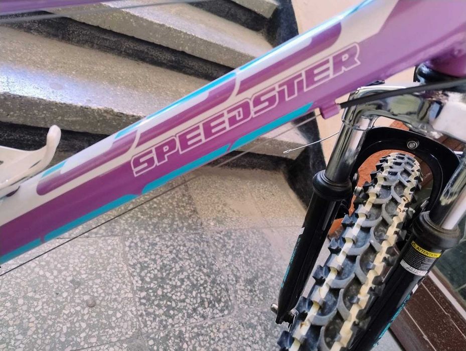 Детски велосипед CROSS Speedster 24" - алуминиев (лилав)