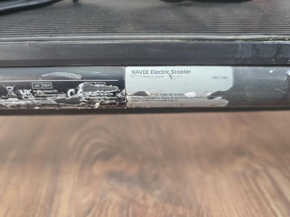 Trotineta electrica Navee V40i, Autonomie 40 Km, 25 km/h, Negru, -P-