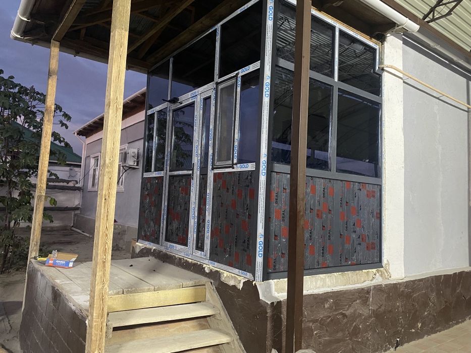 Пластик алюмин витраж терезе