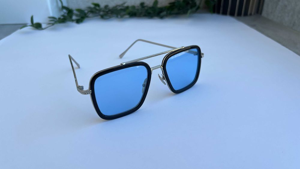 Ochelari de soare Dita Flight - Rama aurie Lentile albastre