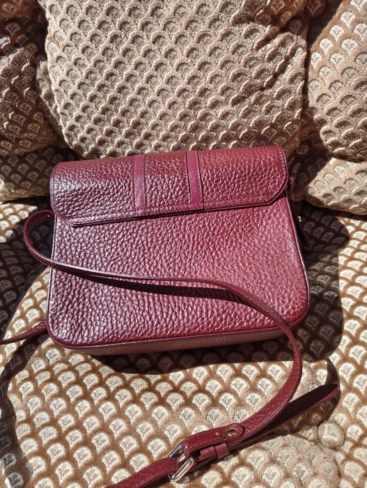 кожена дамска чанта Musette, естествена кожа