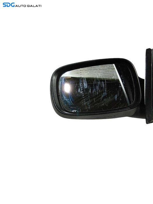 Oglinda Stanga Reglaj Manual Manuala Renault Megane 2 2002 - 2008 Culoare Neagra Cod 12353060 82002-19919 [LR1380]