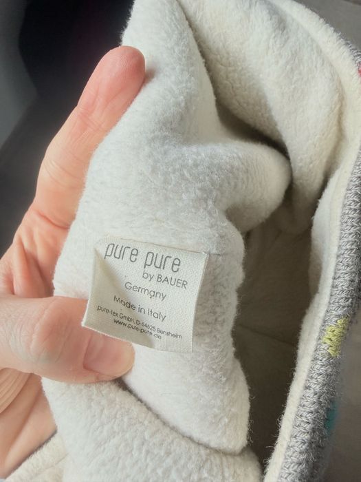 Детска шапка от вълна, коприна и памук Pure Pure 1-2 год