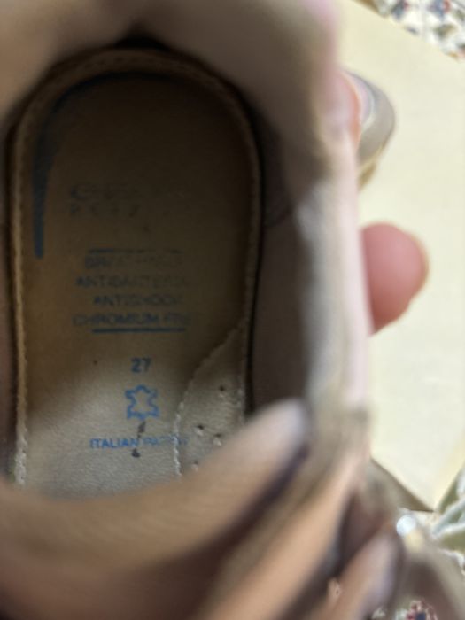 Кроссовки geox 27 размер 6000тг