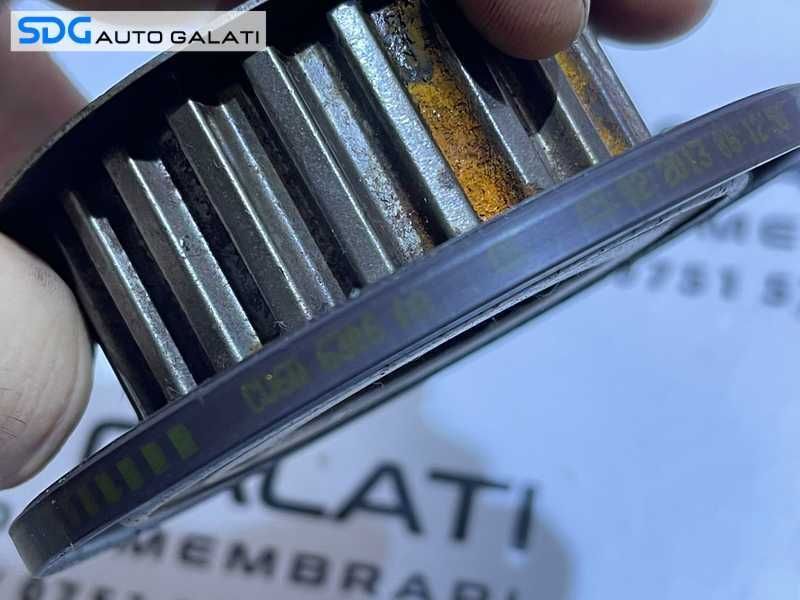 Fulie Rola Pinion Vibrochen Arbore Cotit Ford Focus 3 1.6 TDCI 2010 - 2018 Cod CV6Q-6306-AA CV6Q6306AA