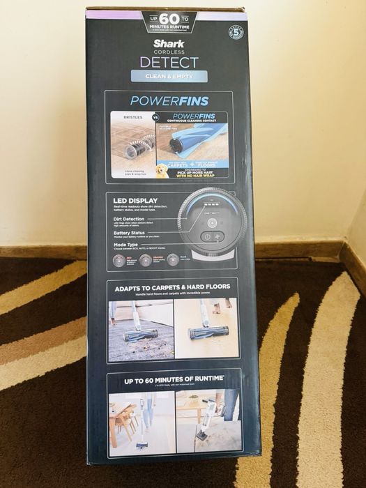 Shark Detect Clean & Empty IW4621UKT, Cordless Vaccum Cleaner