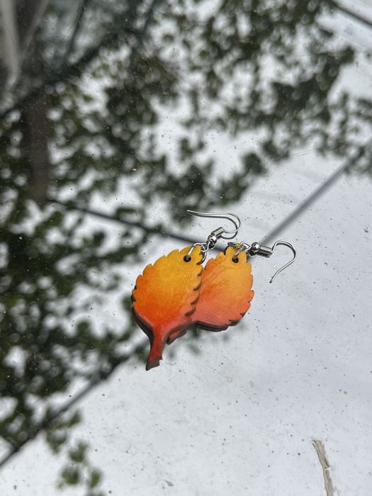 Ръчно изработени обеци - различни цветове