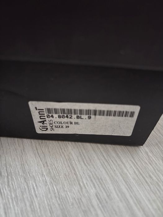 Ganni Естествена Кожа Ботуши Ватирани Размер 39