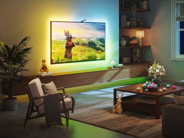 Govee TV Backlight 3 Lite 75-85 инча RGBICW Wi-Fi LED лента телевизор