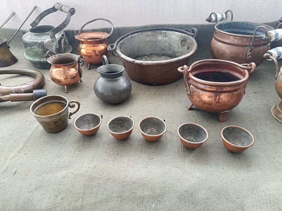 Медни съдове за декорация