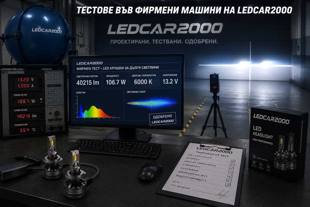 LED крушки за дълги светлини – над 40 000 lm