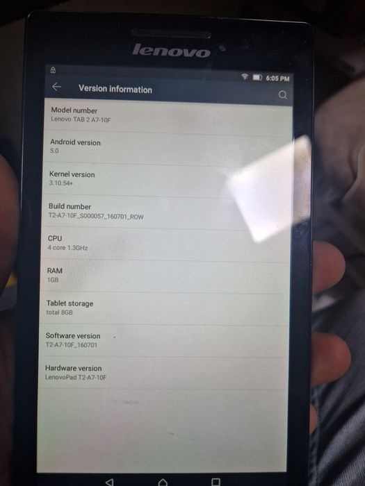 5 x Tableta Lenovo Tab2 A7-10F