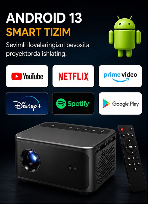 Smart proektor jy540 android
