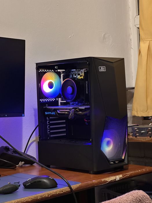 OFERTA! PC Calculator Gaming Ryzen 5 DDR4 RX 580 8GB GDDR5 SSD HDD 1tb