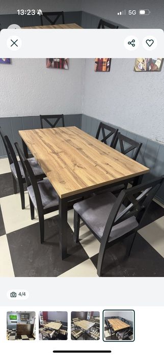 Столы и стулья в комплекте