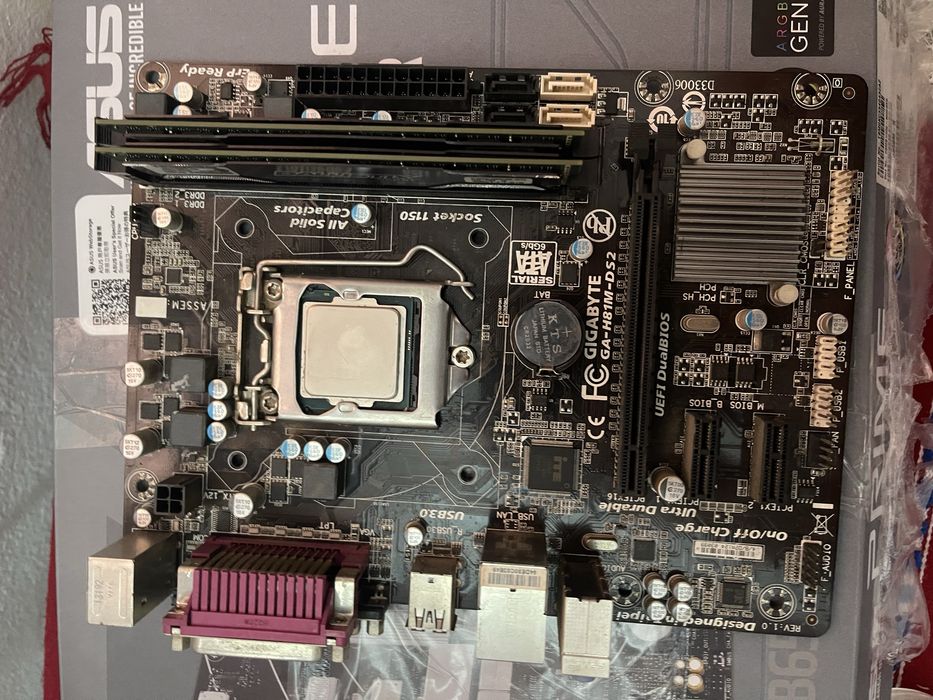 Vand kit pc procesor i5 4590 placa de baza si 16 gb ram