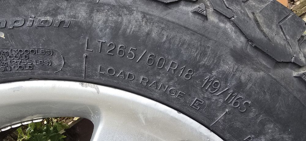 Гуми BFGOODRICH +джанти 18''