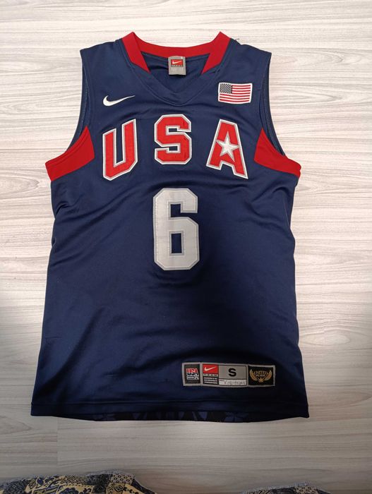 Nike LeBron James USA Basketball 2008 Olympics Jersey Redeem Team