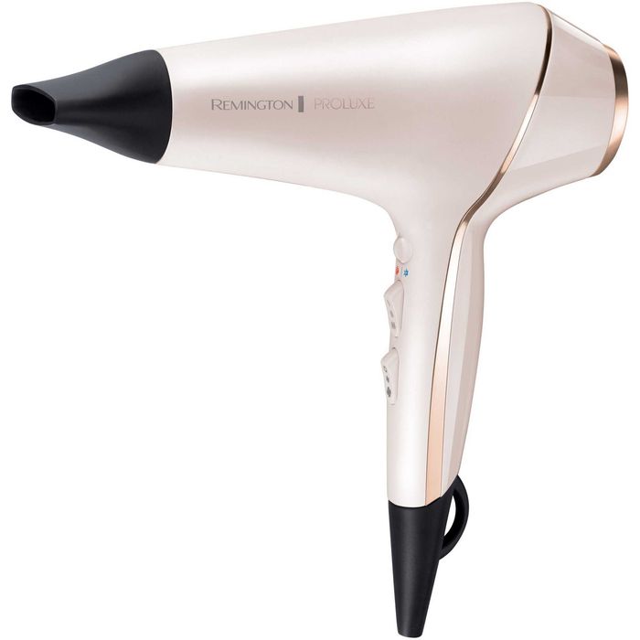 Uscator de par Remington PROluxe AC9140, 2400 W, Ionizare, OPTIheat, Functie PRO+ Style Shot, 3 trepte temperatura, 2 viteze, Cool Shot, accesorii,etc