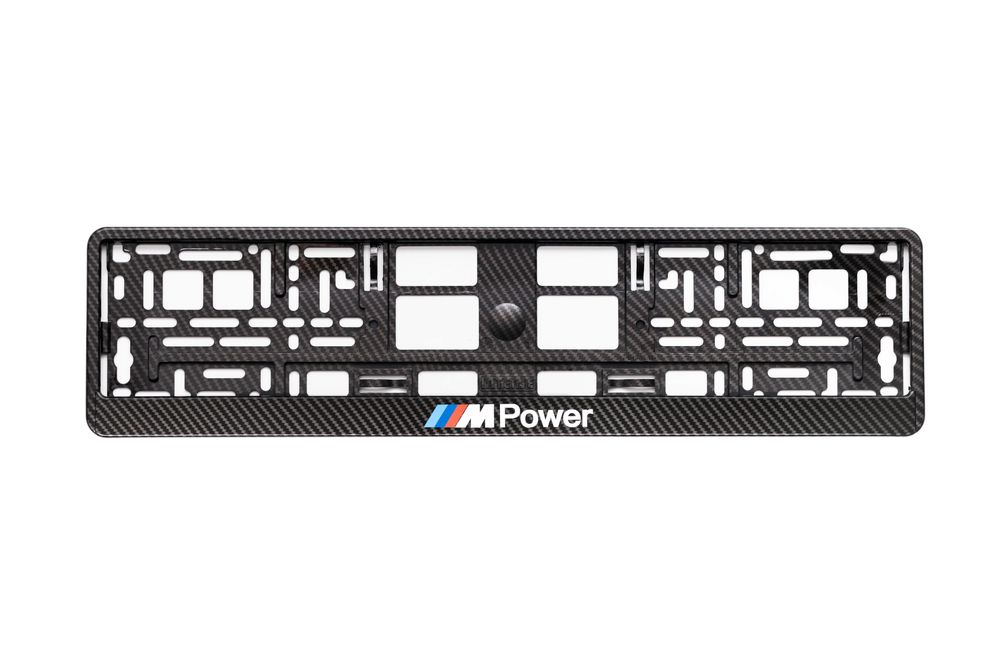 Рамка за номер - карбон по индивидуален дизайн