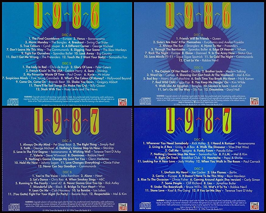 The 80's Collection (TimeLife) - Set 40 CD-uri (Livrare gratuita)