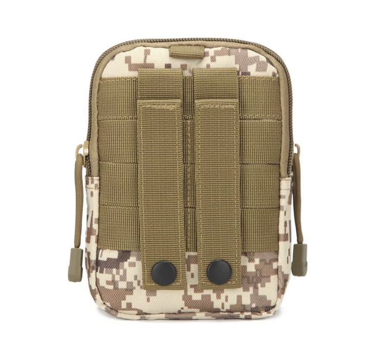 тактическа чанта за колан раница военна MOLLE джоб gsm фенер 16х9см