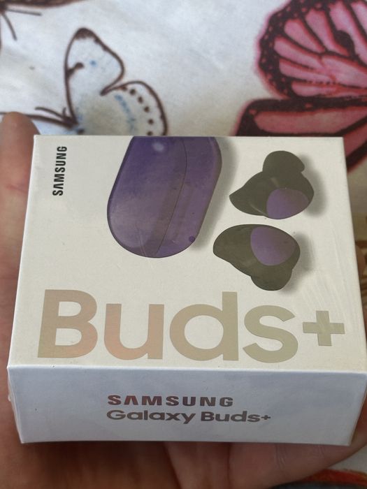 Samsung Galaxy Buds + (Plus) Earbuds, Purple color