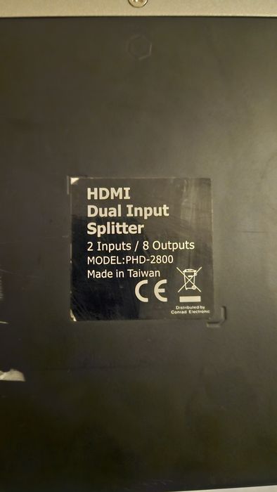 HDMI splitter 2x8