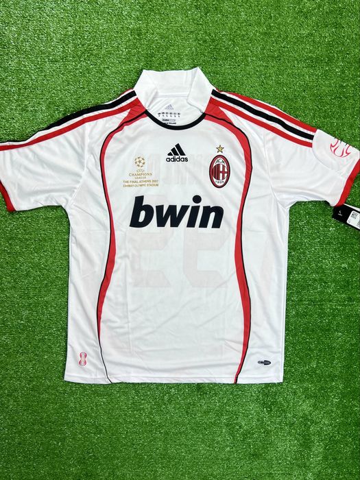 Ретро мъжка  футболна тениска на Милан/Ronaldo/Milan/07/08