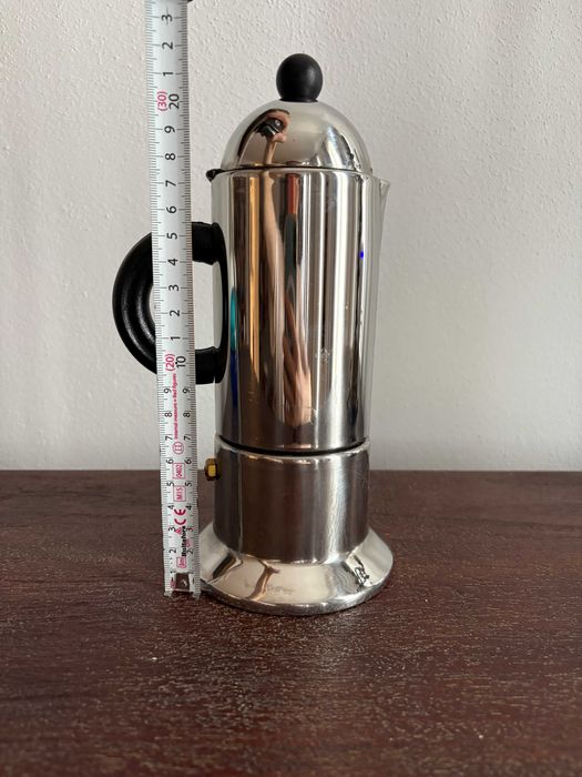 Cafetiera VEV Vigano inox inductie 6 cesti, design Italia