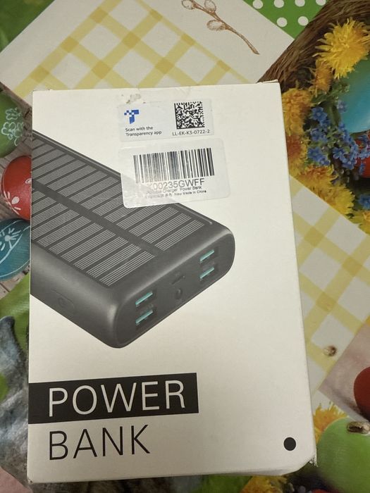 Power bank solar 20000mah,lanterna sigilat