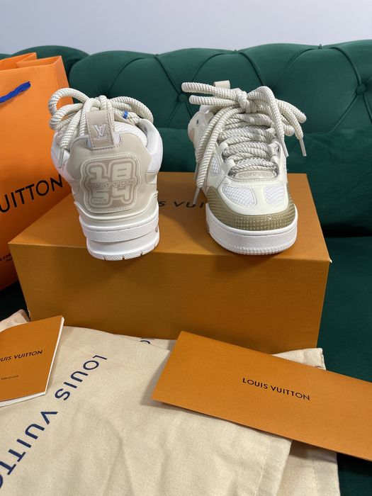 Adidasi Louis Vuitton piele naturala Full Box Premium colectie noua