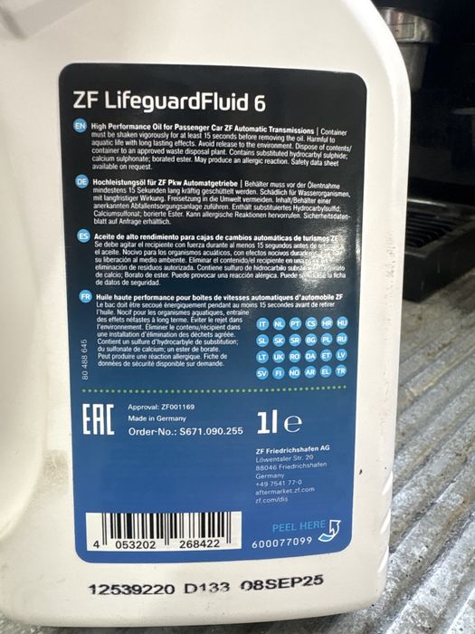 ZF Lifeguard Fluid 6 1L