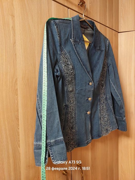 Пиджачок джинс тонкий