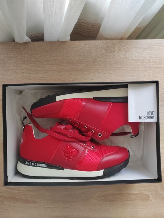 Love Moschino | Adidasi Sport Rosii | Marimea 38