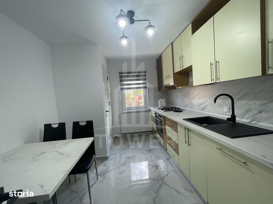 Apartament 3 camere | decomandat| 2 bai | 64 mp| ștrand | parter