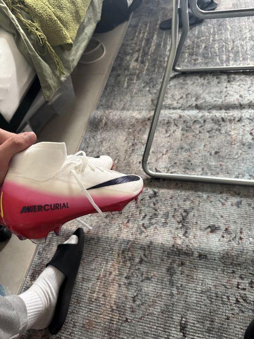 Nike Air Zoom Mercurial Superfly 10 Elite FG rouge blanc