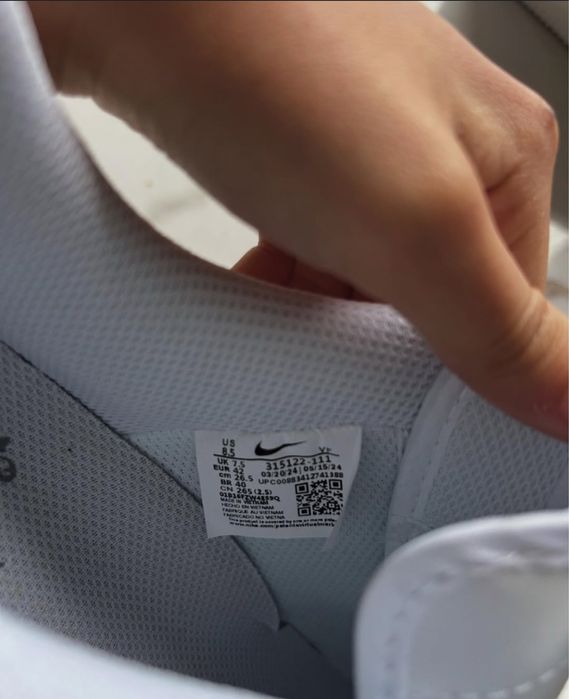 Air force 1 albi noi