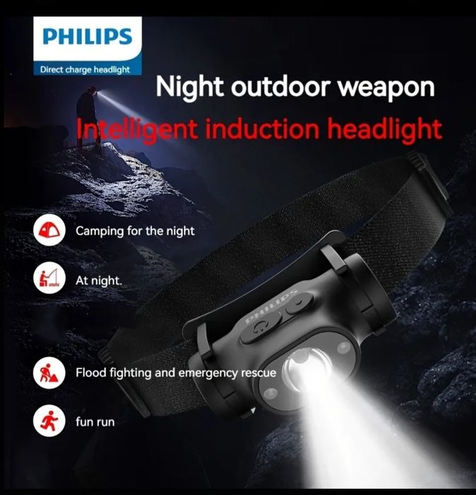 Lanterna de cap PHILIPS