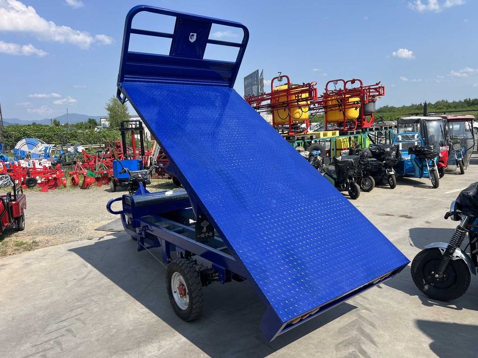 Triciclu electric platforma 3m Thor Hercules 72V 75Ah motor 2200W