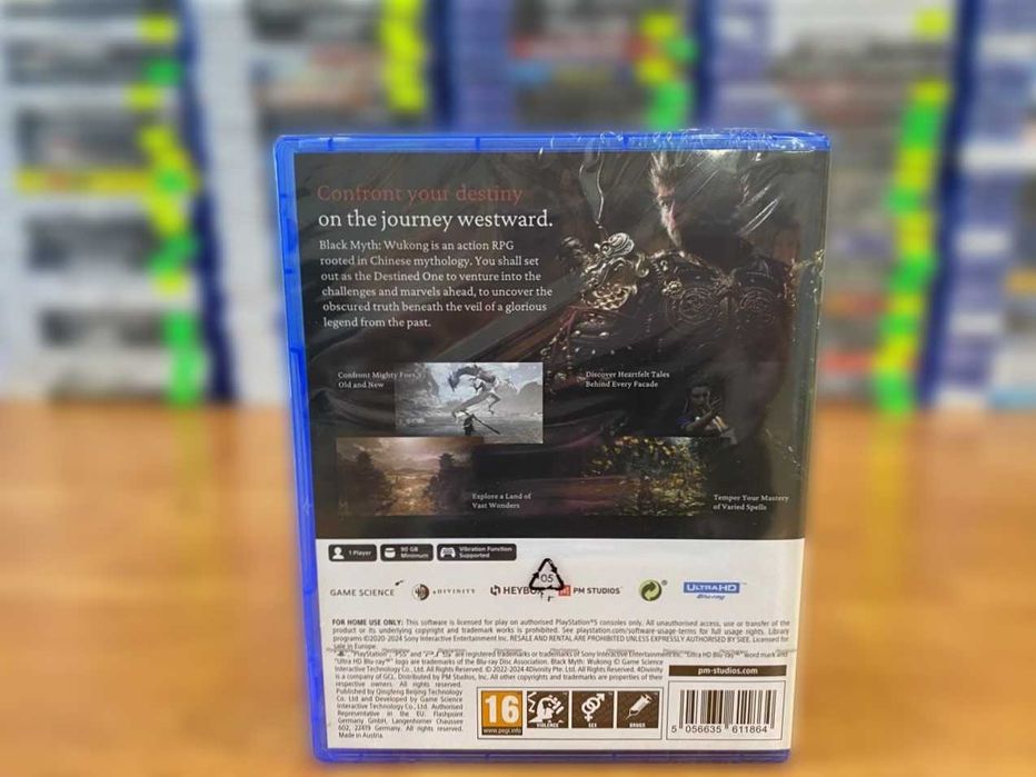 НОВЫЙ Black Myth: Wukong - Deluxe Edition PS5 Большой Выбор Игр