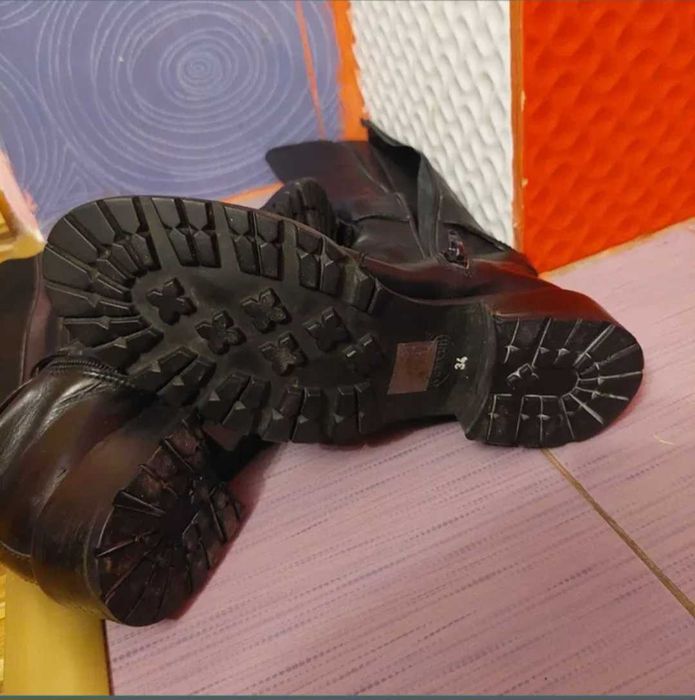 Cizme lungi glami Vibram piele 36 second hand