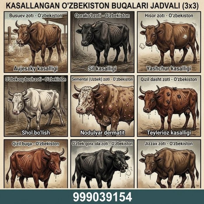 Qassob hizmatlari 12viloyatlaro