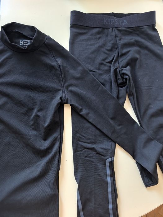Клин и блуза термобельо момче за спорт 120р Decathlon