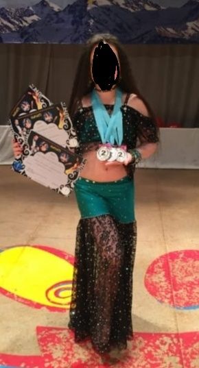 костюм для восточных танцев