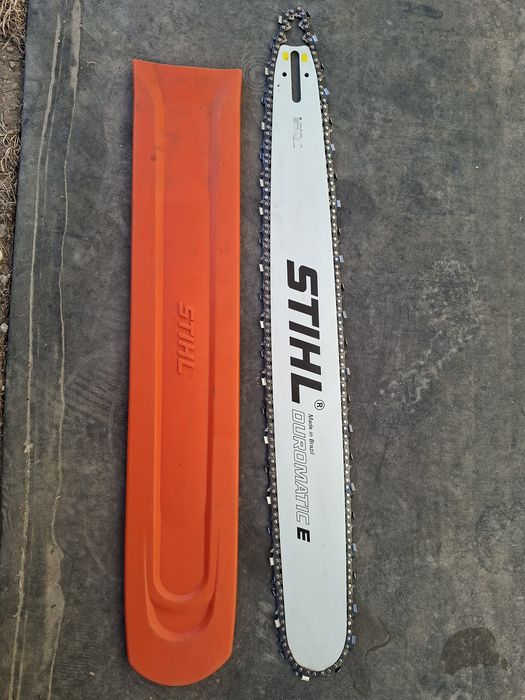 Lamă  stihl duromatic 75 cm. 3/8 canal 1.6 de drujbă. Sina de ghidaj lame sthil