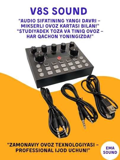 Mikrofon ( BM 800)+Ovoz kartasi ( V8S )