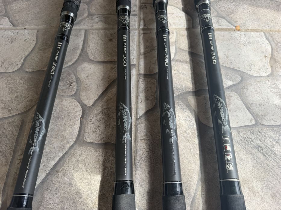 Шаранджийски пръчки Diamant Hercules Telecarp 3.6м 3.9м 4.0lb