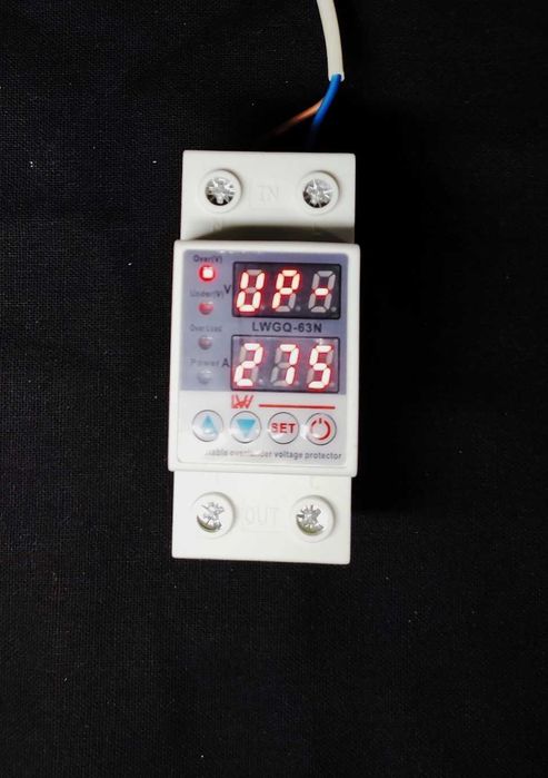 Реле защиты от скачков напряжения спасение для вашей техники 63А