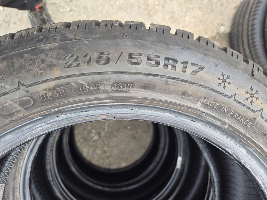4 Anvelope M+S - 215/55/17 - DUNLOP - CA UNELE NOI - DOT 2017 !
